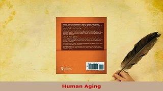 Download  Human Aging Free Books