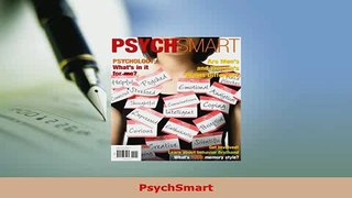 PDF  PsychSmart Read Online
