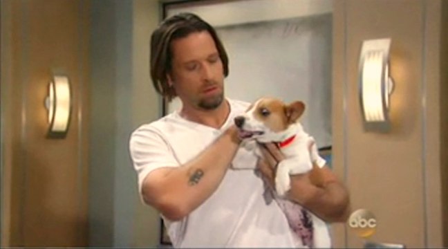 Franco Give Jake A Puppy & Jason Is Pissed ~ GH