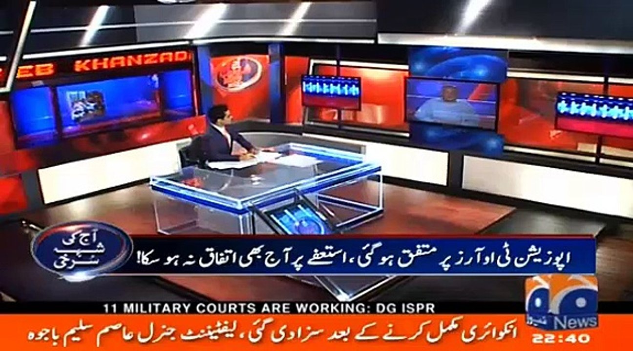 Shahzaib Khanzada Bashing Pervaiz Rasheed.......