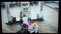 Bullet Fire Accident When Filling Petrol on Petrol Pump