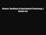 [PDF] Stevens' Handbook of Experimental Psychology 2 Volume Set Read Full Ebook