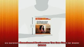 FREE PDF  55 Surefire Homebased Businesses You Can Start for Under 5000  BOOK ONLINE