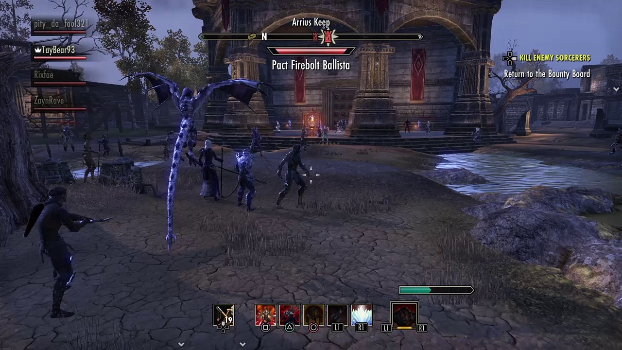 The Elder Scrolls Online: lagged out glitch lol