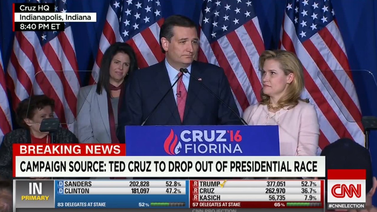 Ted Cruz : «Nous avons tout donné, mais les électeurs ont choisi une autre voie»