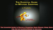 Free PDF Downlaod  The Essential Guide to Mystery Shopping Make Money Shop Have Fun Get an Insiders Guide  FREE BOOOK ONLINE