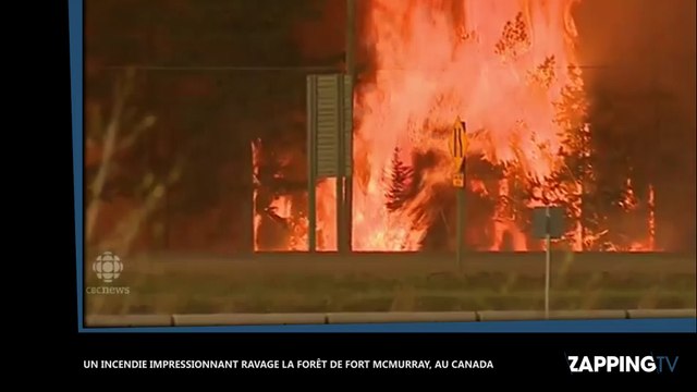 Un incendie impressionnant ravage la forêt à Fort McMurray, au Canada (vidéo)