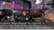 Migrants : évacuation musclée du lycée Jean Jaurès à Paris