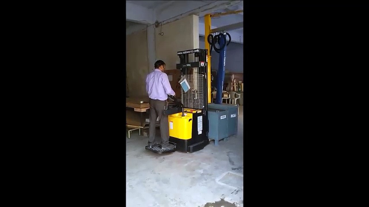 Electric Stacker | Full Electric Stacker | Electric Stacker Operation Video