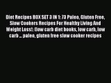 [Read Book] Diet Recipes BOX SET 3 IN 1: 73 Paleo Gluten Free Slow Cookers Recipes For Healthy