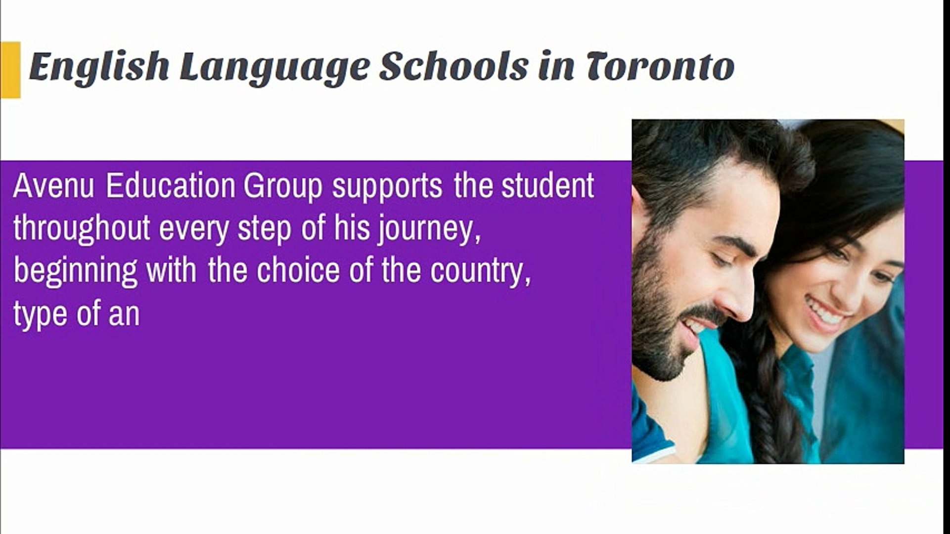 English Language Schools in Toronto – Avenue Education