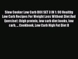 [Read Book] Slow Cooker Low Carb BOX SET 3 IN 1: 90 Healthy Low Carb Recipes For Weight Loss