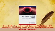 PDF  Fear buffering in Cervical Cancer Proxies for HPV exposure screening scare use of Download Online