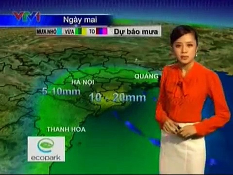 dự báo thời tiết hôm nay