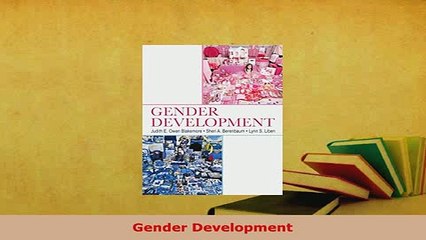 PDF  Gender Development Read Full Ebook