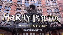 Harry Potter and the Cursed Child sign goes up in London