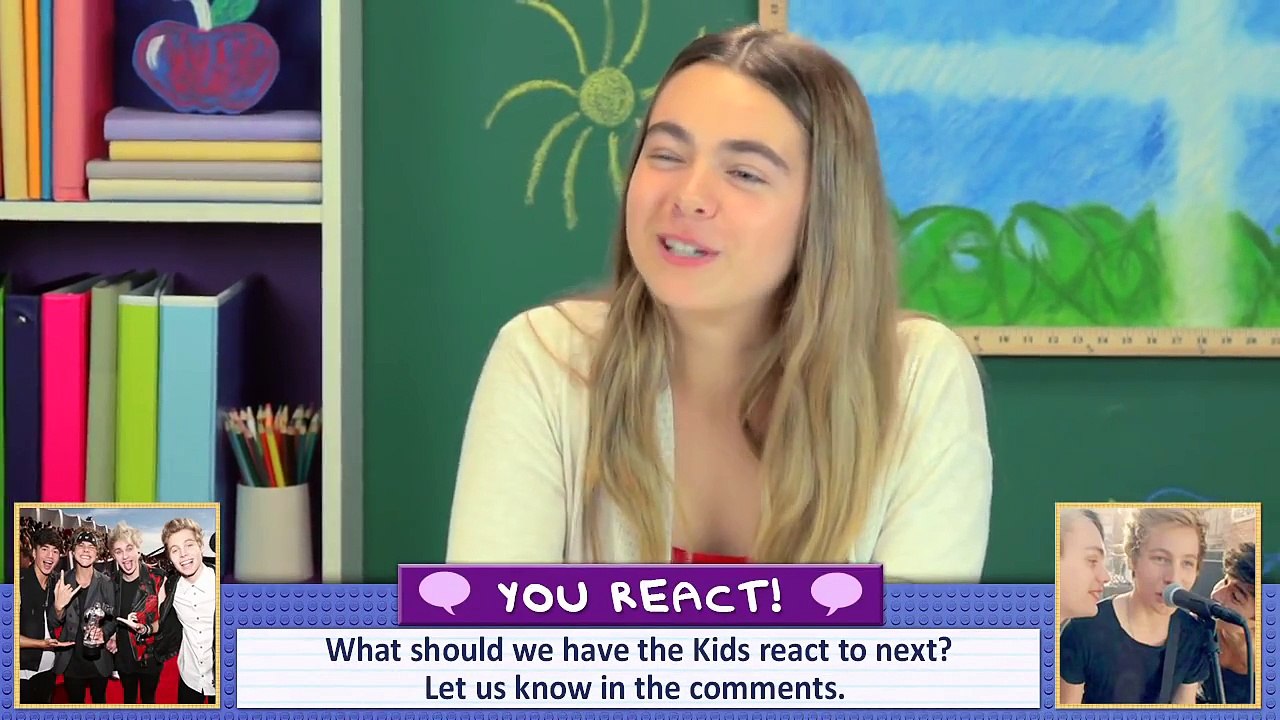 KIDS REACT TO 5 SECONDS OF SUMMER