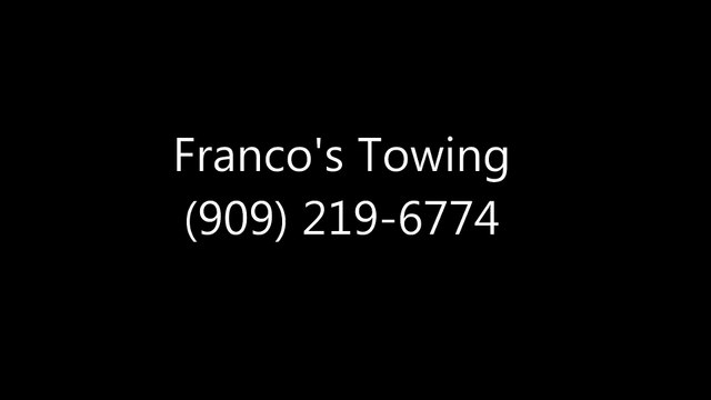 Franco's Towing (909) 219-6774