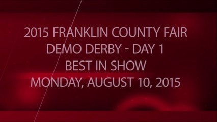 2015 Franklin County Fair - Day 1 - Full Event - Monday, August 10, 2015