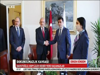 Başbakan Davutoğlu, HDP ve CHP'yi Çok Sert Eleştirdi