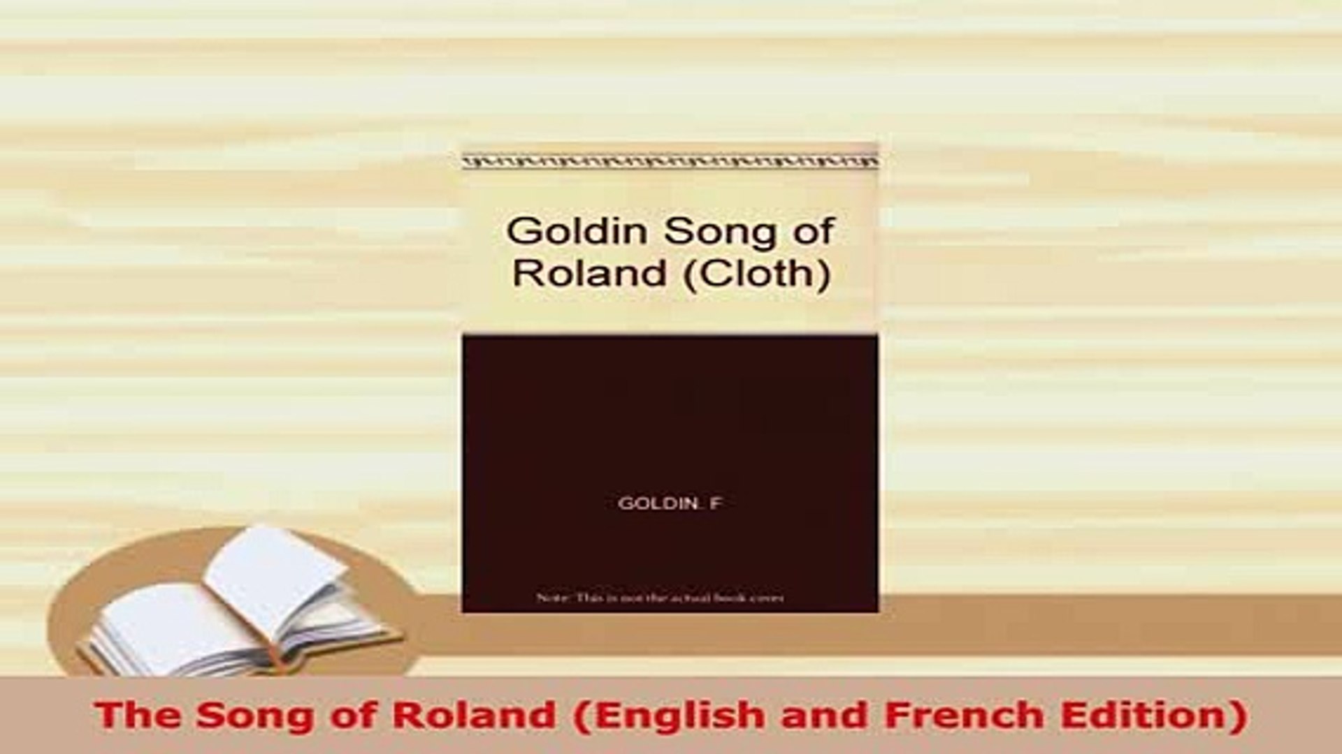 ⁣Download  The Song of Roland English and French Edition Download Full Ebook