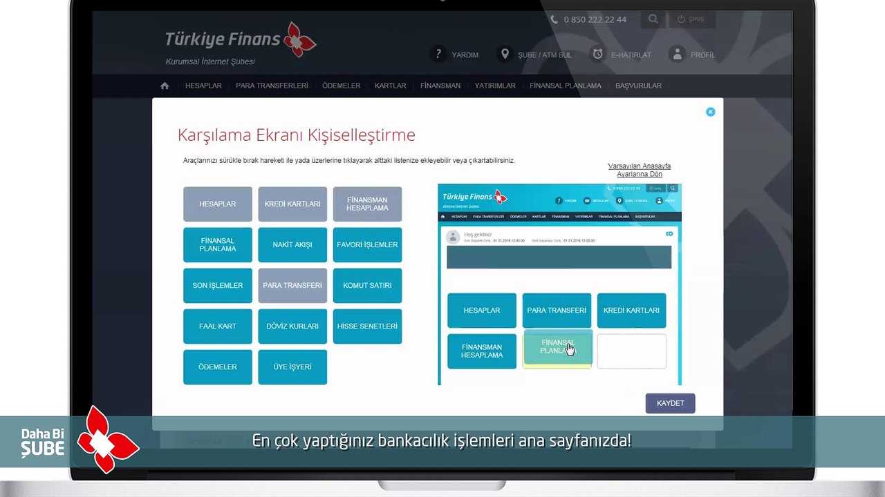 Türkiye Finans Yeni İnternet Şubesi - Kurumsal