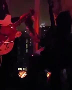Lady Gaga & Mark Ronson perfoming Burning Down The House by The Talking Heads at