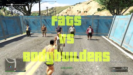 GTA 5 Fight Arena: Fats vs Bodybuilders