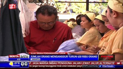BPS: Pengangguran Februari 2016 Menurun dari Tahun Sebelumnya