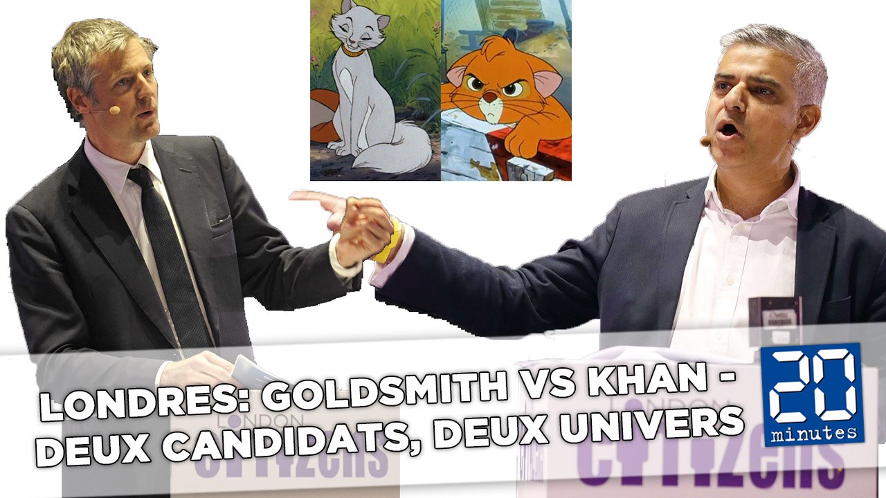 Londres: Goldsmith vs Khan, deux candidats que tout oppose