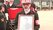 Mardin Derik Şehit Jandarma Uzman Çavuş Numan Öksüz'ün Cenazesi Memleketine Uğurlandı-1