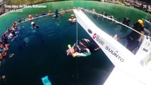 Un plongeur bât son propre record d’apnée à deux reprises aux Bahamas