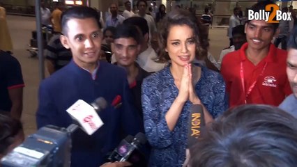 Kangana Ranaut Spotted At Mumbai Airport