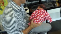4 day old distressed baby receives Gonstead Chiropractic adjustment