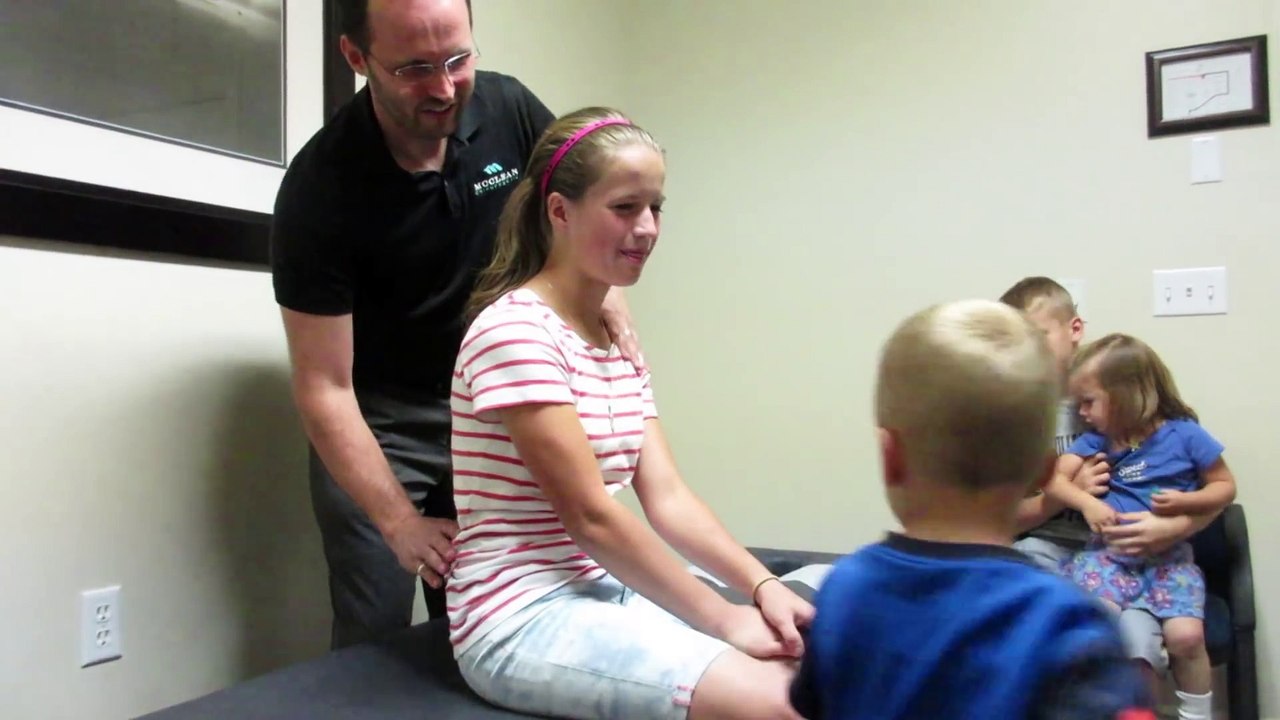 12 Year Old Visits the Chiropractor