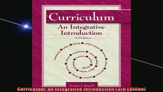 READ book  Curriculum An Integrative Introduction 3rd Edition Full EBook