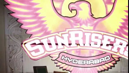 Sunrisers celebrate their third win at Team Hotel