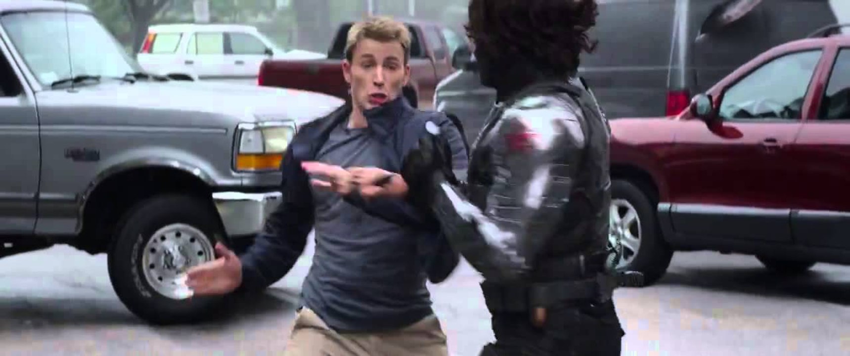 Captain America  The Winter Soldier : Highway Fight Scene - Marvel
