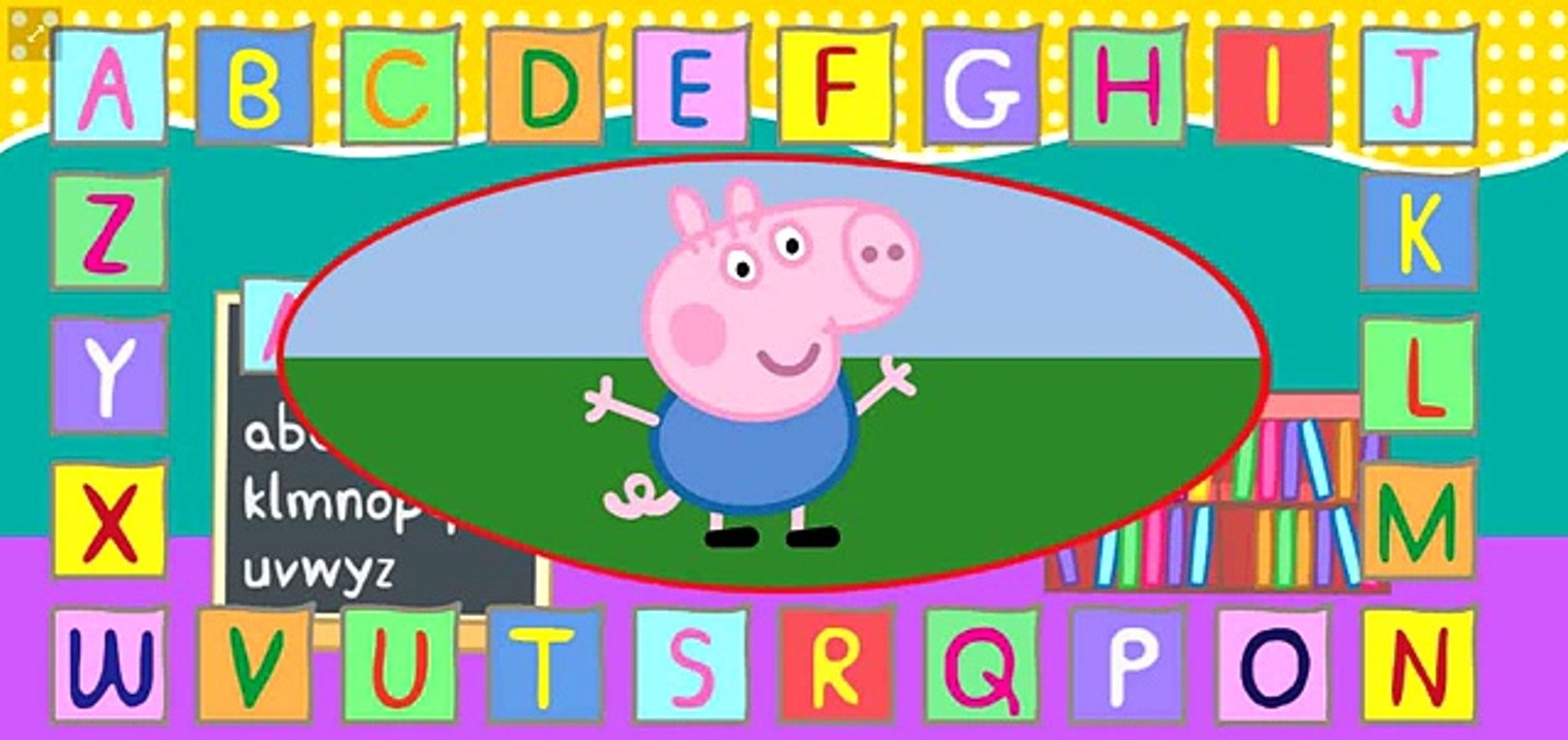 Peppa Pig Alphabet New Episode 2016 & Peppa Loves Spending time with his Family Games for Kids