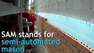 New Construction Robot lays Bricks 3 Times faster then human workers