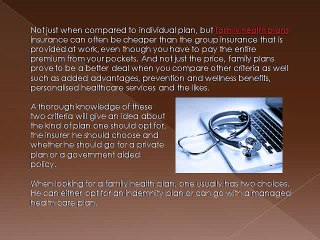 Family Health Plans - The Best Way to Access Coverage