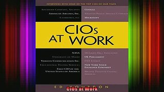 READ book  CIOs at Work  DOWNLOAD ONLINE