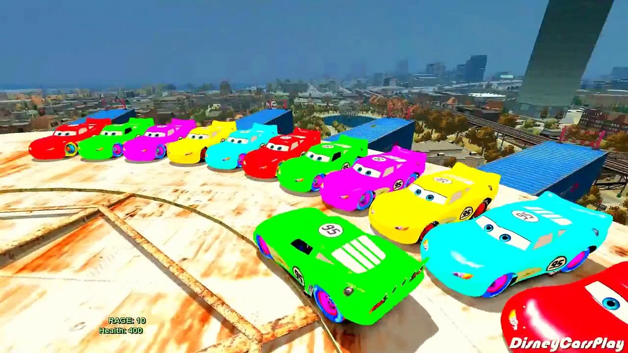 Lightning RED McQueen Cars & Spiderman Cartoon Games Old Macdonald Had a Farm Song Nursery Rhymes