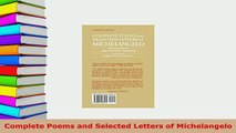 PDF  Complete Poems and Selected Letters of Michelangelo Free Books