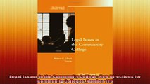 READ book  Legal Issues in the Community College New Directions for Community Colleges Number 125 Full EBook
