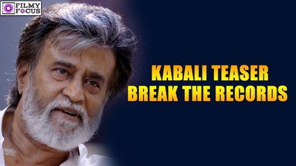 Kabali Teaser Breaks All The Records | filmyfocus.com