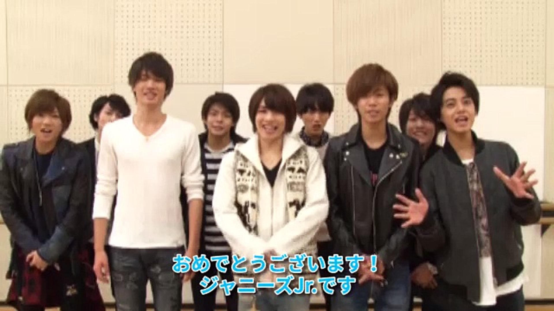 ジャニーズjr 15新年挨拶 動画 Dailymotion