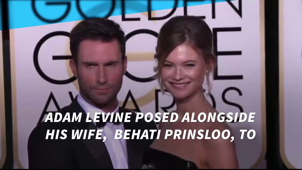 Adam Levine and wife Behati Prinsloo compare baby bumps!