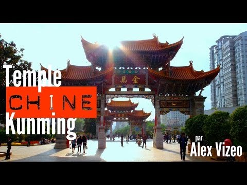 CHINE : visite du temple de KUNMING