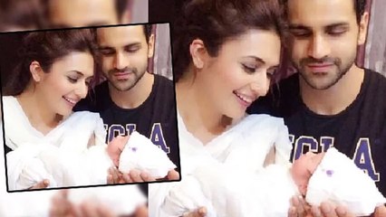 Divyanka Tripathi & Vivek Dahiya With A CUTE Baby